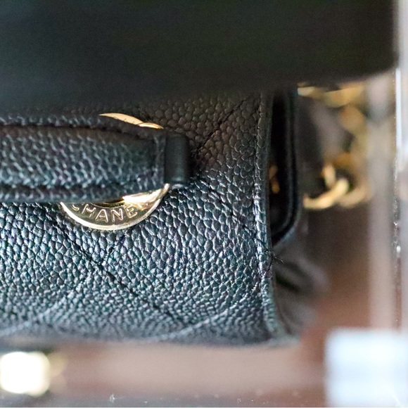 Chanel black caviar Cuba collection crossbody and top handle camera bag - Picture 6 of 14